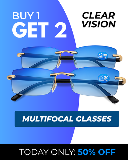 UltraVision Multifocal Glasses - Buy 1, Get 2 Free!